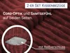 Kopfkissenbezug 2-teilig, 100% Polyester, 40x40 cm, Produktbild-Vorschau 4