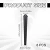 8er-Set Aufbewahrungsdosen für Joints, wasserdicht, 120 mm, schwarz Vista previa de la imagen del producto