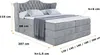 ALTDECOR Boxspringbett mit 2 Matratzen und Topper - 160x200 Produktbild-Vorschau 7
