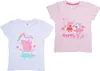 Kinder T-Shirt 2 Stück PEPPA PIG hellrosa/weiß - Produktbild-Vorschau 1