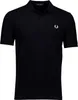 Fred Perry Polo schwarz einfarbig Baumwolle Produktbild-Vorschau 10