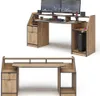 Scrivania computer Vicco Joel Rovere dorato 179.8 x 65.5 cm Anteprima dell’immagine prodotto 8