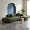 sweeek - Organisches 3-Sitzer-Ecksofa mit strukturiertem Produktbild-Vorschau 7