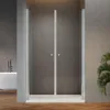 IMPTS Schwingtür Duschkabine 120x185cm Doppeltür Pendeltür Produktbild-Vorschau 1