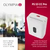 Olympia Aktenvernichter PS 53 CC Pro weiß Voir les images du produit 2