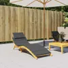 vidaXL Sonnenliegen-Auflage Melange Anthrazit 186x58x4 cm Produktbild-Vorschau 3