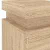 Nachttisch mit LED-Leuchten Sonoma-Eiche 35x39x55 cm Produktbild-Vorschau 12