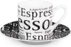 tea4chill Könitz Espresso Tassen Set Writing. Kaffeetassen Produktbild-Vorschau 2