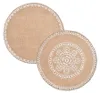 Zeller Present Mandala, Natürlich/Natur, Weiß, Leinen, 380 Produktbild-Vorschau 2