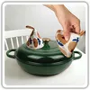 Geëmailleerde gietijzeren pan, plat, 30 cm, 3 liter, HAGE, Productafbeelding-voorbeeld 6