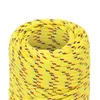vidaXL Bootsseil Gelb 2 mm 100 m Polypropylen Produktbild-Vorschau 3