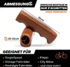 Braune Retro Fahrrad Griffe Vintage Hollandrad Ollanda Produktbild-Vorschau 2