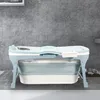 Peviasot Badewanne Erwachsene 118x60x50cm Faltbare Mobile Produktbild-Vorschau 9
