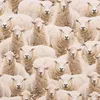 Dekostoff Meterware Baumwollstoff Halbpanama Sheep Flock Produktbild-Vorschau 1