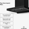 Klarstein AeroClean digestor - 60 cm nástenný digestor, Náhľad obrázku produktu 4
