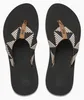Reef Spring Woven toe separator for women, Farba:Black, Náhľad obrázku produktu 4