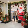 Weihnachtsmann aufblasbar LED beleuchtet 150 cm Santa Produktbild-Vorschau 5
