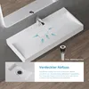 doporro Waschbecken Aufsatzwaschbecken Mineralguss Produktbild-Vorschau 3