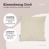 Housses de coussin, lot de 2, en tissu CORD (40 x 40 cm), Voir les images du produit 3