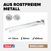 tesa Exxclusiv Handtuchhalter zweiarmig inkl. Klebelösung Voir les images du produit 2