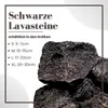 Aquarium Natursteine Lavastein schwarz 10 Kg Mix Größe S Produktbild-Vorschau 2