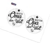 BRUBAKER "Beste Oma Bester Opa der Welt" Tassen Set aus Produktbild-Vorschau 4