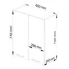 Hängeschrank Küchenschrank AKORD OLIWIA modular W60 Weiß 60 Produktbild-Vorschau 3