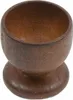 Holz-Ei-Becher Untersetzer braun Produktbild-Vorschau 1