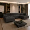 MICHAEL-ANGELO U-Form Ottomane Links Wohnlandschaft 345 x Produktbild-Vorschau 4
