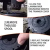 6 Stück Fadenspule für Makita DUR181 DUR181Z Ersatzspule Produktbild-Vorschau 5