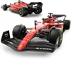 Two red Formula 1 race cars are shown against a white background. One car is in the foreground, and the other is in the background. Podgląd zdjęcia produktu