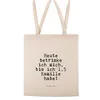 Mr. & Mrs. Panda Tote Bag Heute betrinke ich mich,... - Produktbild-Vorschau 3