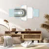 Bild auf Leinwand - Leinwandbild - 5 Teile - Formen Rad Produktbild-Vorschau 7