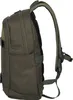 Side view of a green backpack. Produktbild-Vorschau