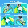 Baby-Pool-Schwimmhilfe mit Sonnenschutzdach, geeignet für Produktbild-Vorschau 6