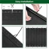 WOLTU Zaunblende Sichtschutz Schattiernetz 280 g/m² HDPE Produktbild-Vorschau 6