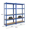 Mega Deal | 2x Schwerlastregal Ragnar | HxBxT 180x90x40cm | Produktbild-Vorschau 2