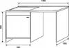 Spülbecken mit Unterschrank, Waschbecken, Wasserhahn 109 x Produktbild-Vorschau 6