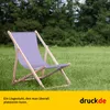 Chaise longue - unicolore - lilas - pliable - en bois de Voir les images du produit 4