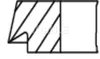 MAHLE 082 32 N0 Kolbenringsatz Kolbenringe für BMW 3 Produktbild-Vorschau 2