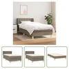 The Living Store Boxspringbett mit Matratze Taupe 90x200 cm Produktbild-Vorschau 7