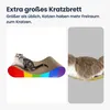 Heikoeco® Kratzbrett, Kratzbretter Katze, Extra groß Produktbild-Vorschau 3