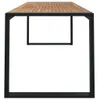 vidaXL Tavolo da giardino con struttura a U 200x90x75 cm in Anteprima dell’immagine prodotto 4