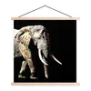 MuchoWow® Textilposter Elefant - Tiere - Farben 60x60 cm Produktbild-Vorschau 1