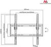 Maclean MC-774 TV stand 32-55" max vesa 400x400 35kg Anteprima dell’immagine prodotto 7