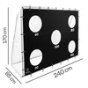 Fußballtor mit Torwand 240 x 170 x 85 cm Training für Produktbild-Vorschau 9