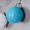 10er Lichterkette LED Ø6cm Kugeln Girlande Lampions Produktbild-Vorschau 5