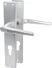 Langschildgarnitur Europa F1 Aluminium Türdrücker Produktbild-Vorschau 1
