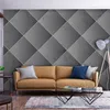 Vlies Fototapete - Grey symmetry - geometric concrete Produktbild-Vorschau 2