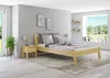 Modernes Doppelbett 160x200 cm Kiefer massiv Beine Produktbild-Vorschau 2